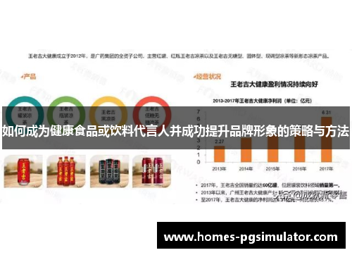 如何成为健康食品或饮料代言人并成功提升品牌形象的策略与方法