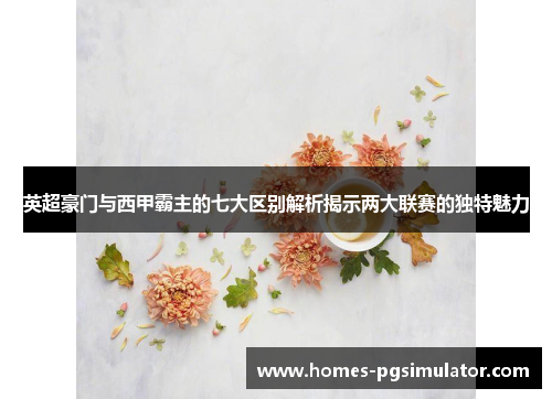 英超豪门与西甲霸主的七大区别解析揭示两大联赛的独特魅力