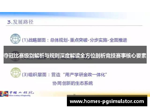 夺冠比赛级别解析与规则深度解读全方位剖析竞技赛事核心要素
