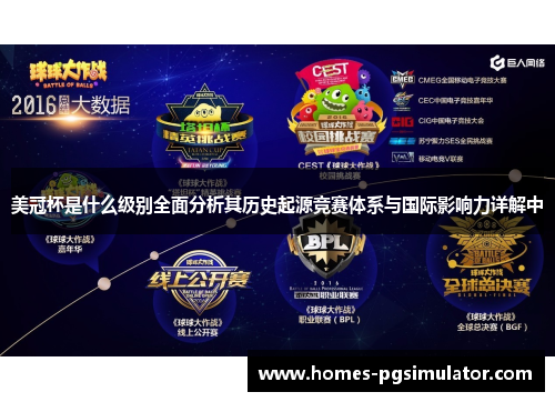 美冠杯是什么级别全面分析其历史起源竞赛体系与国际影响力详解中